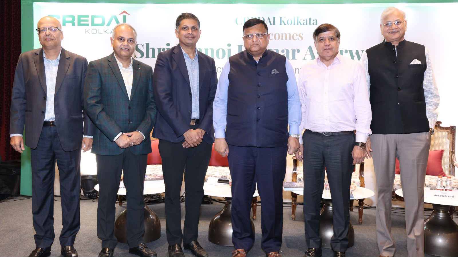 Felicitation of Shri Manoj Kumar Agarwal, IAS, Chief Secretary, GoWB by CREDAI Kolkata