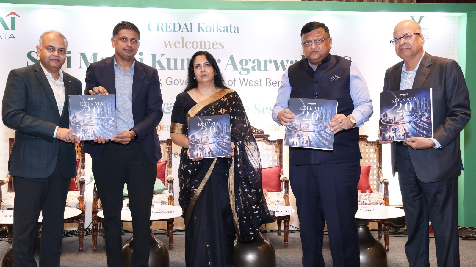 Felicitation of Shri Manoj Kumar Agarwal, IAS, Chief Secretary, GoWB by CREDAI Kolkata